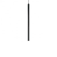 Subtilní - ILUX 156699 LED Závěsné svítidlo Ideal Lux Ultrathin SP1 small nero 156699 černé 40cm - IDEALLUX