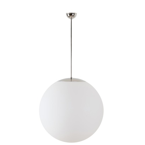 Koule - OS ISI40050 ISIS P5 PM-M závěsné plastové svítidlo nerez / bílá IP40 25W E27 - OSMONT - foto 1