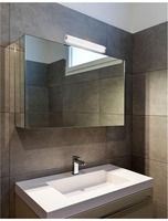 Podélná - NV 602202 Nástěnné svítidlo POLO opálové sklo a nikl satén E14 2x5W 230V IP44 bez žárovky - NOVA LUCE