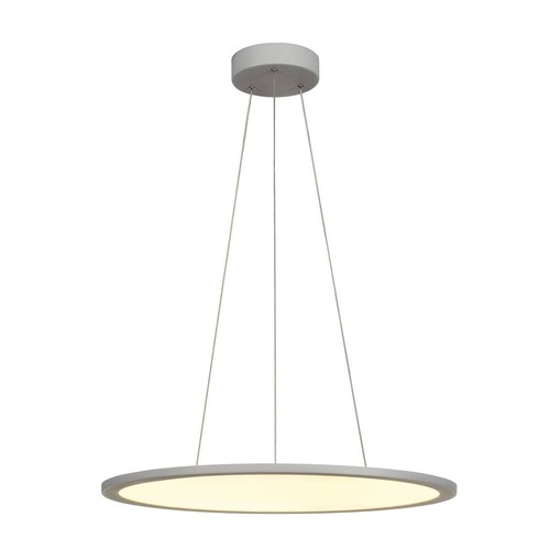 Kruhová - LA 1003046 PANEL 60 DALI Indoor, závěsné LED svítidlo kruhové, šedé, 3000K - BIG WHITE (SLV) - foto 1