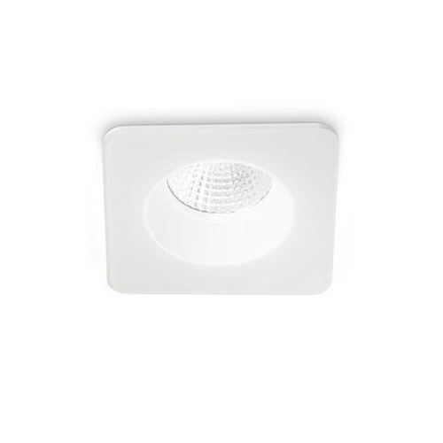 Zapuštěná - ILUX 252049 LED Stropní zápustné bodové svítidlo Ideal Lux ROOM-65 SQUARE WH 252049 8W 800lm 3000K IP65 10cm hranaté bílé - IDEALLUX - foto 1