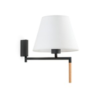 Dekorativní - FARO 64400-10 RON nástěnná lampa, tmavě šedá/bílá - FARO