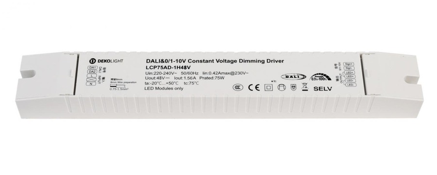 Stabilizované napětí - IMPR 862273 Deko-Light napájení (CV, DC) stmívatelné - BASIC, DIM, CV, LCP75AD-1H48V - foto 1