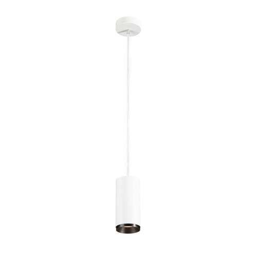 Subtilní - LA 1004254 NUMINOS® PD PHASE M vnitřní LED závěsné svítidlo bílá/černá 3000 K 24° - BIG WHITE (SLV) - foto 1