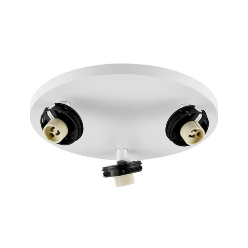 Bodová - IMPR 348274 Deko-Light stropní přisazené svítidlo Can Tilt kulaté základna, 3x 7,5 W GU10, bílá - foto 1