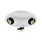 Bodová - IMPR 348274 Deko-Light stropní přisazené svítidlo Can Tilt kulaté základna, 3x 7,5 W GU10, bílá