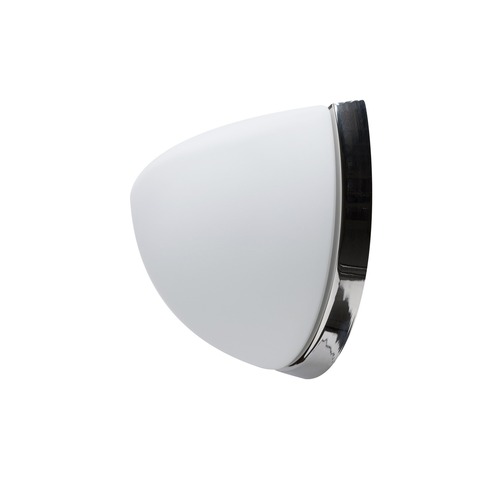 Dekorativní - OS NEL59451 NELA DL1 nástěnné skleněné svítidlo nerez / bílá IP43 3000 K 7W LED - OSMONT - foto 1