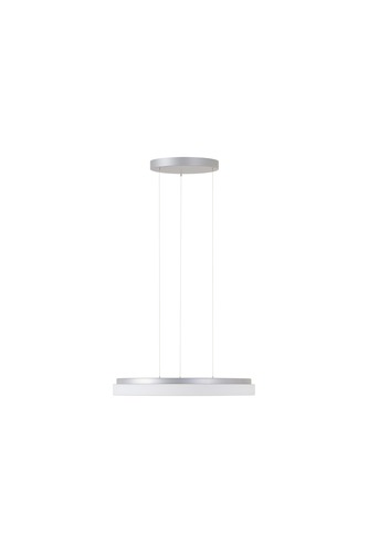 Kruhová - OS CAR66384 CARINA LE2 závěsné skleněné svítidlo stříbrná / bílá IP40 3000 K 32W LED - OSMONT - foto 1