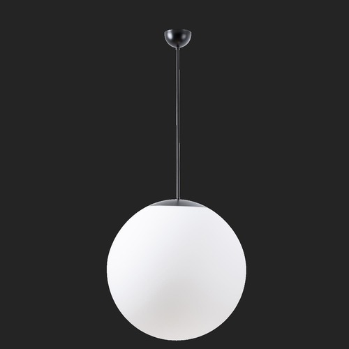 Nouzové osvětlení - OS ADR61347 ADRIA S4 závěsné skleněné svítidlo černá / bílá IP40 3000 K 41W LED nouzové kombinované 3 h (původní kód OS 61347) - OSMONT - foto 1