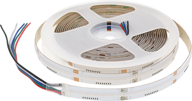LED pásek 24v - LED COB Strip RGB+6000K 24V 12W/m 640LED/m 5m/Roll