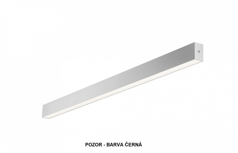 Podélná - HAL 35-200K-20GEE/830, B Stropní svítidlo LIPO35 3000K 14W 1380lm 1122x37x60mm černé - HALLA - foto 1
