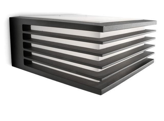 Nástěnná - PH 8719514385382 Venkovní nástěnné svítidlo Philips Shades 8719514385382 E27 1x42W IP44 230V antracitové - PHILIPS (915002150003) - foto 1