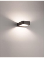 Nástěnná - NV 713312 Venkovní nástěnné svítidlo ACQUA tmavě šedý hliník akrylový difuzor LED 5W 3000K 110-265V 38st. IP54 - NOVA LUCE