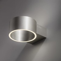 Dekorativní - PN 8561-95 Nástěnné svítidlo PURE Clipse LED 10W 2700K hliník - PAUL NEUHAUS