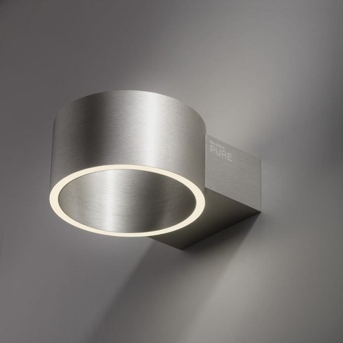 Dekorativní - PN 8561-95 Nástěnné svítidlo PURE Clipse LED 10W 2700K hliník - PAUL NEUHAUS - foto 1