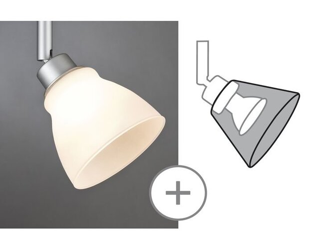 Svítidla - P 60007 Stínidlo DecoSystems max.50W, Wolbi bílá - PAULMANN - foto 1