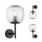 Dekorativní - P 71144 Selection Bathroom nástěnné svítidlo Ruya IP44 E14 230V max. 20W sklo/černá mat - PAULMANN