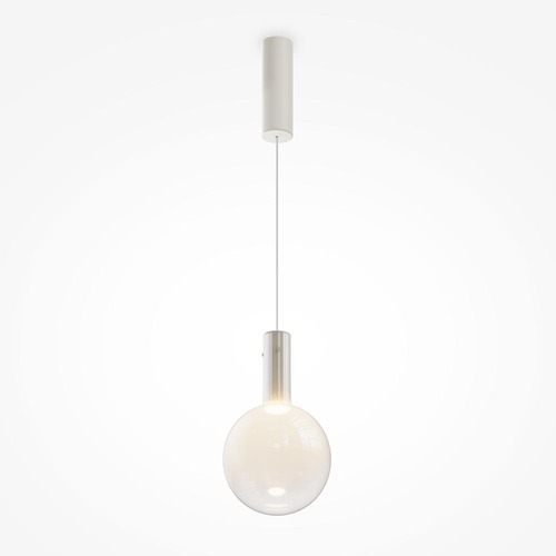 Koule - M MOD182PL-L4W3K Závěsné svítidlo Nebula 3000K 4W teplá bílá 400lm bílý kov - MAYTONI - foto 1