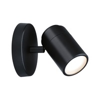 Dekorativní - P 66774 Spotlight Zyli IP44 GU10 230V max. 10W černá mat - PAULMANN