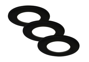 Kruhová - BRI 7113435 3ks sada LED vestavné svítidlo, pr. 8,5 cm, 5 W, 450 lm, černá (starý kód: BRI 7113-435) - BRILONER