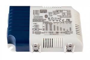 Stabilizovaný proud - IMPR 862243 Meanwell LED-napájení DIM, Multi CC, LCM-25BLE / Casambi + Push konstantní proud 350/500/600/700/900/1050 mA IP20 stmívatelné 6-54V DC 18,90-25,20 W - DEKOLIGHT