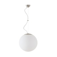 Koule - OS ADR60282 ADRIA L3 závěsné skleněné svítidlo kartáčovaná nerez / bílá IP40 3000 K 27W LED - OSMONT