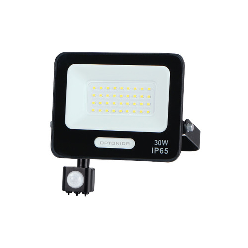 Vnější světlomety - LED SMD Floodlight IP65 Černé tělo se senzorem - foto 1