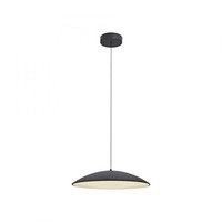 Polokoule - LD 14607-18 Kolekce Schöner Wohnen LED závěsné svítidlo LENTE, černá, stmívatelné, paměťová funkce, krokově stmívatelné, 3000K - JUST LIGHT