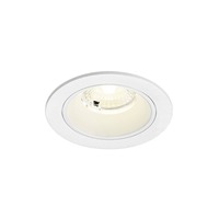 Kruhová - LA 1009482 NUMINOS® S Stropní vestavné svítidlo, 4000 K, 40°, IP20, kulaté, bílé - BIG WHITE (SLV)