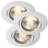 Kruhová - NOR 54540101 Triton vestavné svítidlo bílá - NORDLUX