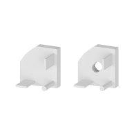 Difuzory a koncovky - Pár koncovek profilu P3-5 šedé