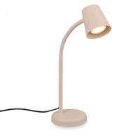 Stolní lampy pracovní - BRILO 7476011 Skriva stolní lampička – nastavitelná, vypínač, GU10 patice, max. 9W, béžová - BRILO