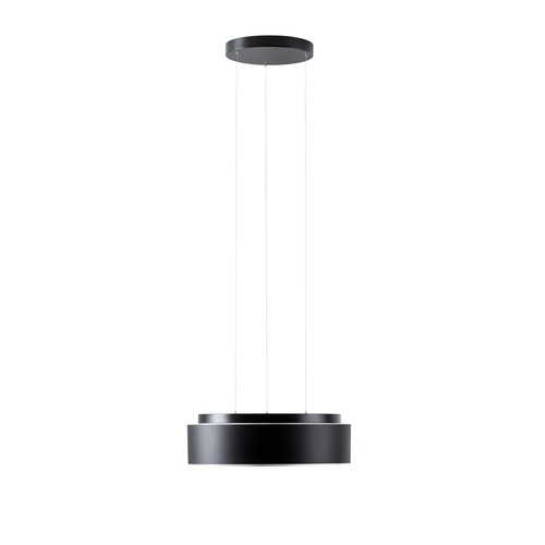 Kruhová - OS ERI71366 ERIS LEC3 závěsné skleněné svítidlo černá / bílo - černá IP40 3000/4000 K 33W LED DALI (původní kód OS 71366) - OSMONT - foto 1