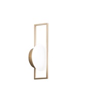 Dekorativní - FAN LED-FOBOS-AP-ORO Nástěnné LED svítidlo FOBOS zlatá, 12 W, 1650 lm, CCT, 10 x 34,5 cm - FANEUROPE