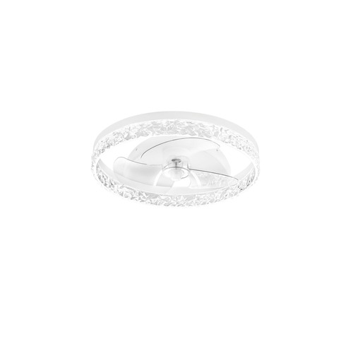 Ventilátory - FAN LED-NASHI-FAN Svítidlo s ventilátorem LED NASHI hliník / akrylát bílá 30 W 4800 lm CCT 50 x 11,5 cm - FANEUROPE - foto 1