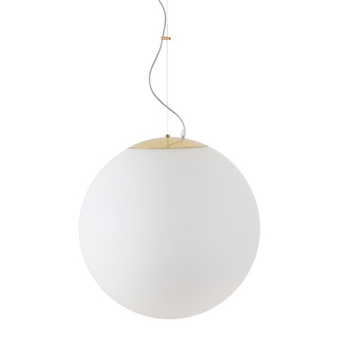 Koule - OS ADR62680 ADRIA L4 HP závěsné skleněné svítidlo mosaz / bílá IP40 4000 K 59W LED DALI - OSMONT - foto 1