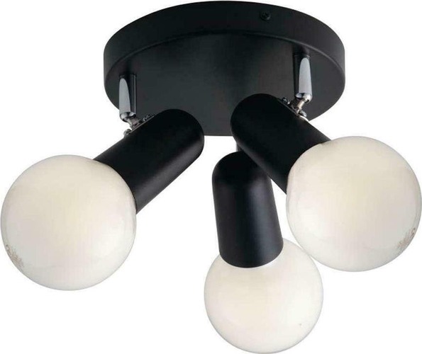 Bodová - FAN SPOT-PUNTO-PL3 NER Spotové svítidlo SPOT PUNTO černá 3xE27 26x18x12 cm - FANEUROPE - foto 1