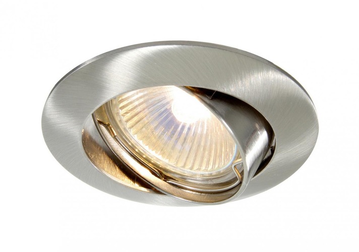 Kruhová - IMPR 449202 Zápustné svítidlo MR16 litina výklopné kov-kartáčované - LIGHT IMPRESSIONS - foto 1