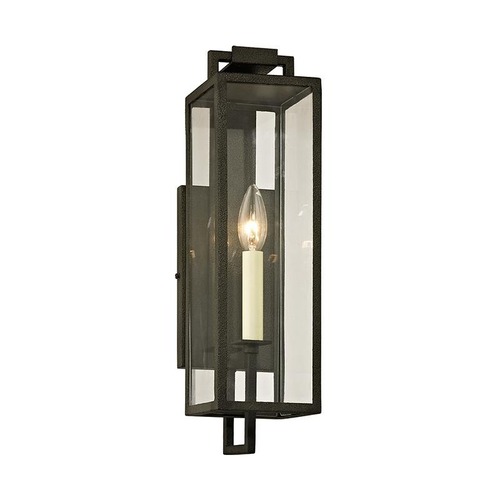 Nástěnná - HVLG B6381-CE Venkovní nástěnné svítidlo BECKHAM kov/sklo železo/čirá E14 1x40W - HUDSON VALLEY (Troy) - foto 1
