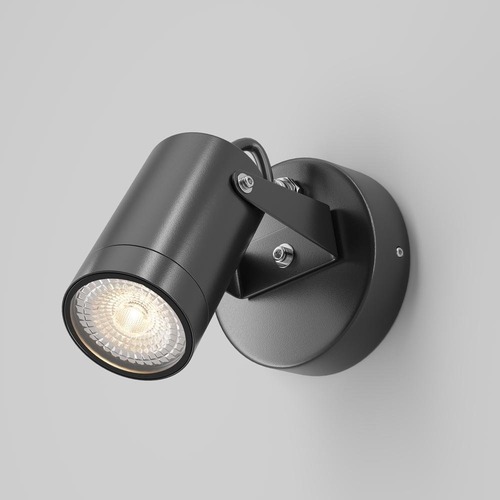 Nástěnná - M O025WL-01B Nástěnné svítidlo Scope 50W GU10 černý hliník IP65 bodové venkovní osvětlení  - MAYTONI - foto 1