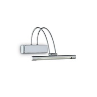 Nad obrazy/zrcadla - ILUX 005386  LED Nástěnné svítidlo Ideal Lux Bow AP36 cromo 005386 chromové 26cm   - IDEALLUX