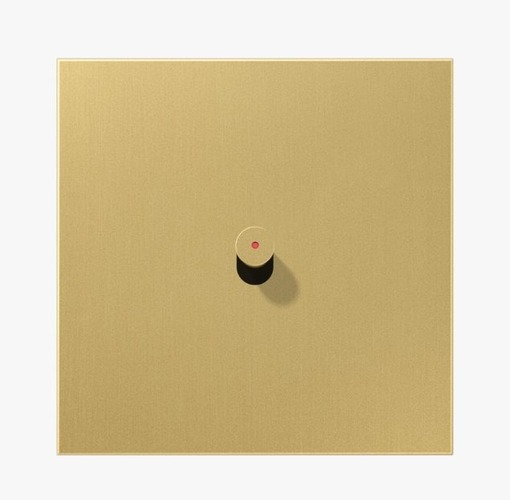 Vypínače a zásuvky - JU ME12-0KOCK25 Hmatník vypínače LS1912 CONE s kontrolkou (ME 12-0 KO C K 25) mosaz - JUNG - foto 1