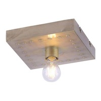 Hranatá - LD 11917-46 SAMIA Stropní svítidlo, zlatá-antik, vintage, 22,5x22,5 cm - LEUCHTEN DIREKT / JUST LIGHT