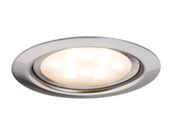 Zapuštěná - P 93553 Nábytkové zápustné svítidlo - sada 3ks Micro Line LED kartáč.žel - PAULMANN