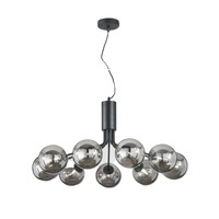 Dekorativní - FAN I-HONEY-S9-NER Závěsné svítidlo Honey, černé, 9 x G9, 83,4 x 161 cm - FANEUROPE