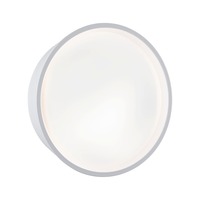 Nástěnná - P 94697 LED venkovní nástěnné svítidlo Platomo IP44 kruhové 180mm 3000K 14,5W 230V bílá umělá hmota - PAULMANN