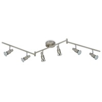 Bodová - BRI 2907062 Bodové svítidlo 120 cm 6xGU10 18W 1680lm matný nikl (starý kód: BRI 2907-062) - BRILONER