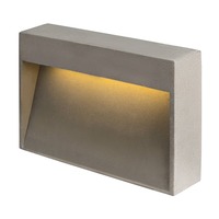 Nástěnná - LA 1006404 CONCRETO M WL nástěnné přisazené svítidlo, šedé, 8,5 W, 350 lm, 3000 K - BIG WHITE (SLV)