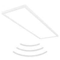 Hranatá - BRILO 7527416 BRILONER Move LED stropní svítidlo IP44, přímé a nepřímé osvětlení, pohybové čidlo, 58 cm, bílé 7527416