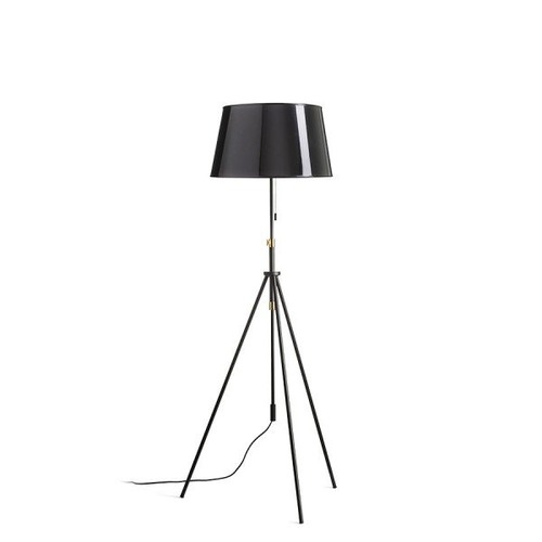 Stojací lampy - RED R14066 LUTON/RIDICK stojanová lesklá černá zlatá fólie/černá/kov 230V E27 11W - RED - DESIGN RENDL - foto 1